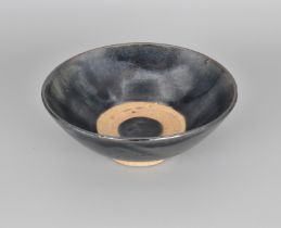 A CHINESE CIZHOU TYPE BLACK-GLAZED POTTERY BOWL SONG/YUAN DYNASTY