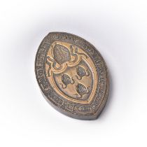 THE DIOCESE OF LANCASTER: A BRASS OVAL ARMORIAL SEAL DATED 1846