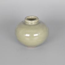 A CHINESE LONGQUAN CELADON STONEWARE JARLET, YUAN DYNASTY, 14TH CENTURY