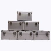 Metal CD storage boxes