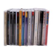 A large collection of CDs by various artists