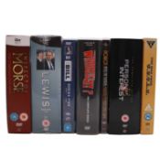 A collection of detective TV shows on DVD and Blu-ray