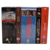 An assortment of TV shows on DVD and Blu-ray