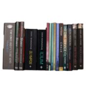 A large collection of fantasy books