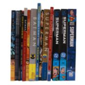 DC Comics: A collection of Batman and Superman graphic novels