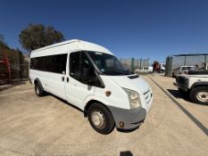 2013 FORD TRANSIT MINIBUS EX UK MOD GOSAD CONTRACT