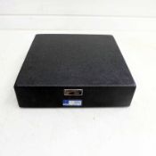 Buck & Hickman Granite Block. 305mm x 308mm x 8mm Thick. In Wooden Box.