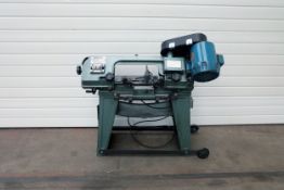 Pinnacle PBS-115 Metal Cutting Bandsaw. Capacity 4 1/2". Blade Speeds 65, 95 & 165 fpm. Single Phase