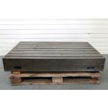 Tee Slotted Huron Machine Bed. Length 1300mm. Width 700mm.