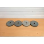 4 x Grinding Wheels. Size 8" Diameter. Bore Size 1 1/4".