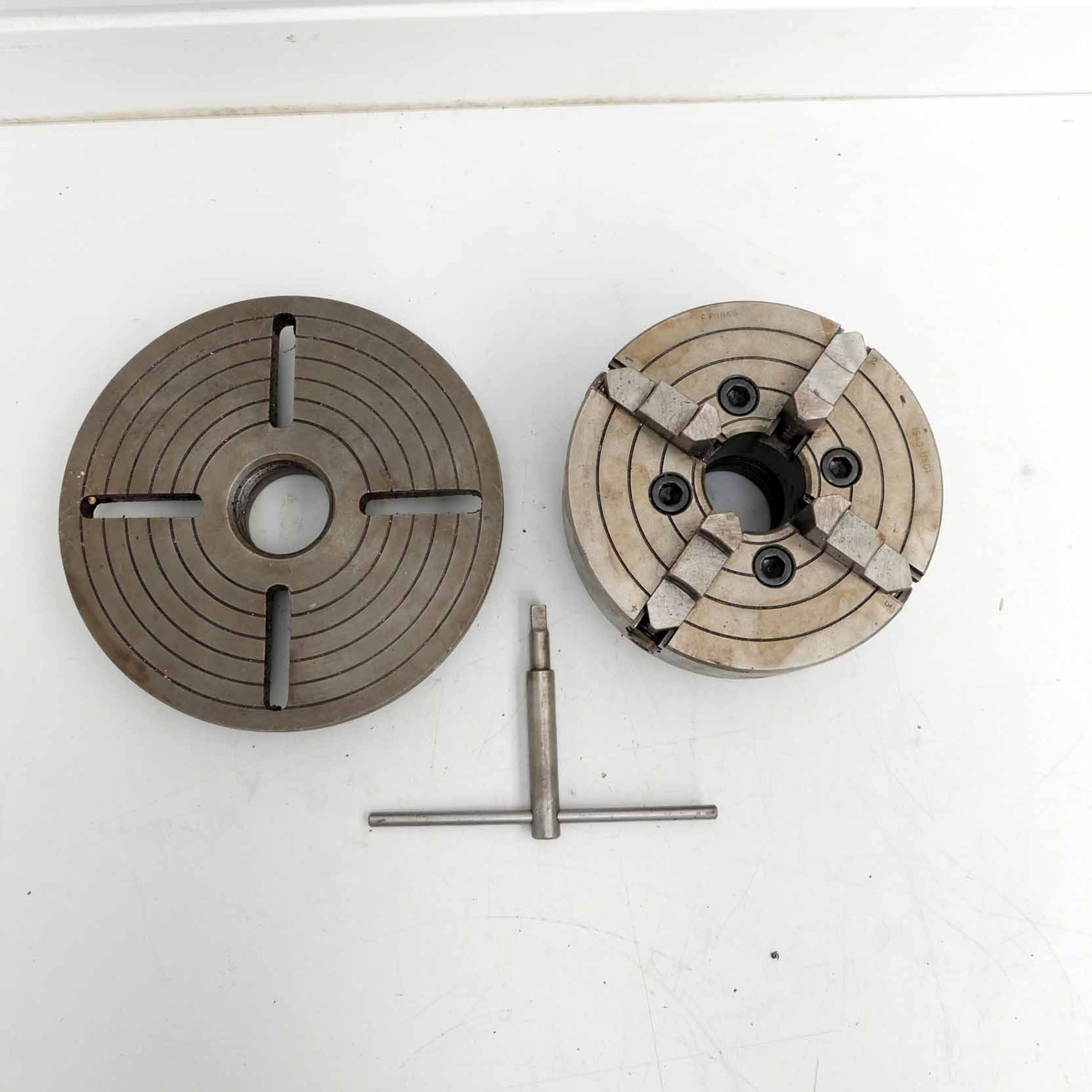 6" Four Jaw Chuck and 7 1/2" Face Plate to Suit Smart & Brown Lathes. Spindle Fitting 1 3/4" x 8 TPI - Image 2 of 6