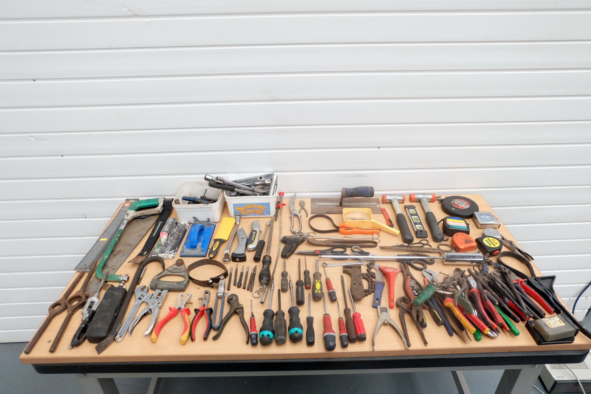 Quantity of Various Hand Tools.
