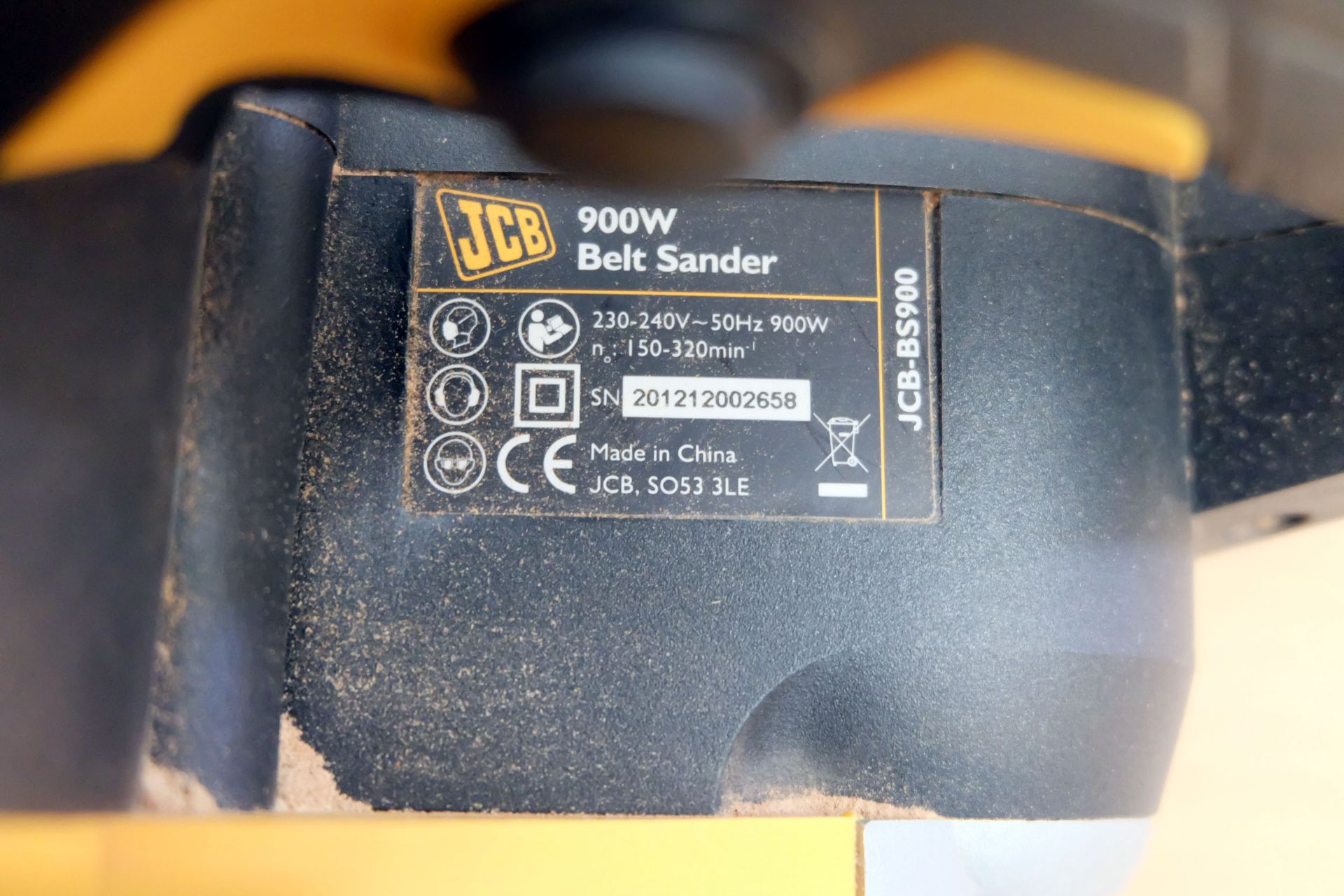 JCB BS900 Belt Sander. 150-320rpm. Single Phase. Power 900W. - Image 3 of 6