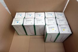 ICG LED Indicator, Voltage 24VAC. 2 x Boxes of Yellow, 4 x Boxes of White, 6 x Boxes of Blue.