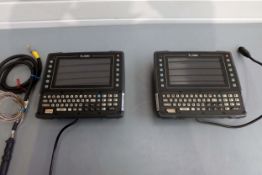 2 x Zebra VH10 Vehicle Mount Computer.
