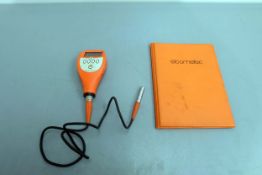 Elcometer 456 Basic F Coating Thickness Gauge With Scale 1 Certified Precision Foil Set. 0-1500UM/0-