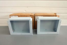 2 x Schneider Electric SQBX100 Quadbreak Cable Extension Box for 63A+100A Devices.