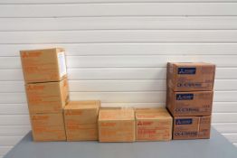 Quantity of Mitsubishi Electric Paper/Ink Ribbon Sets. Comprimising of: 3 x Boxes of CK9318 5x7", 1
