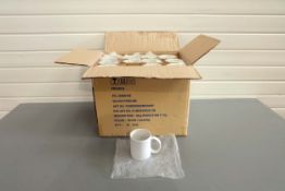 Box of Plain White Mugs.