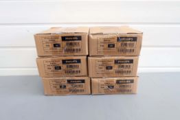 6 x Boxes of Phillips AA Industrial Alkaline Batteries.