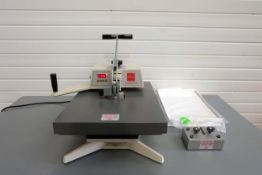 Adkins BMC20 Professional Manual Swing-away Heat Press. Temperature Range 20 - 235 Degrees Celsius.