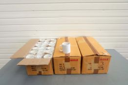 3 x Boxes of White Mugs.