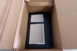 2 x Boxes of The Gem Collection Sapphire Matt Black and Silver Foil 7x5 Dual.