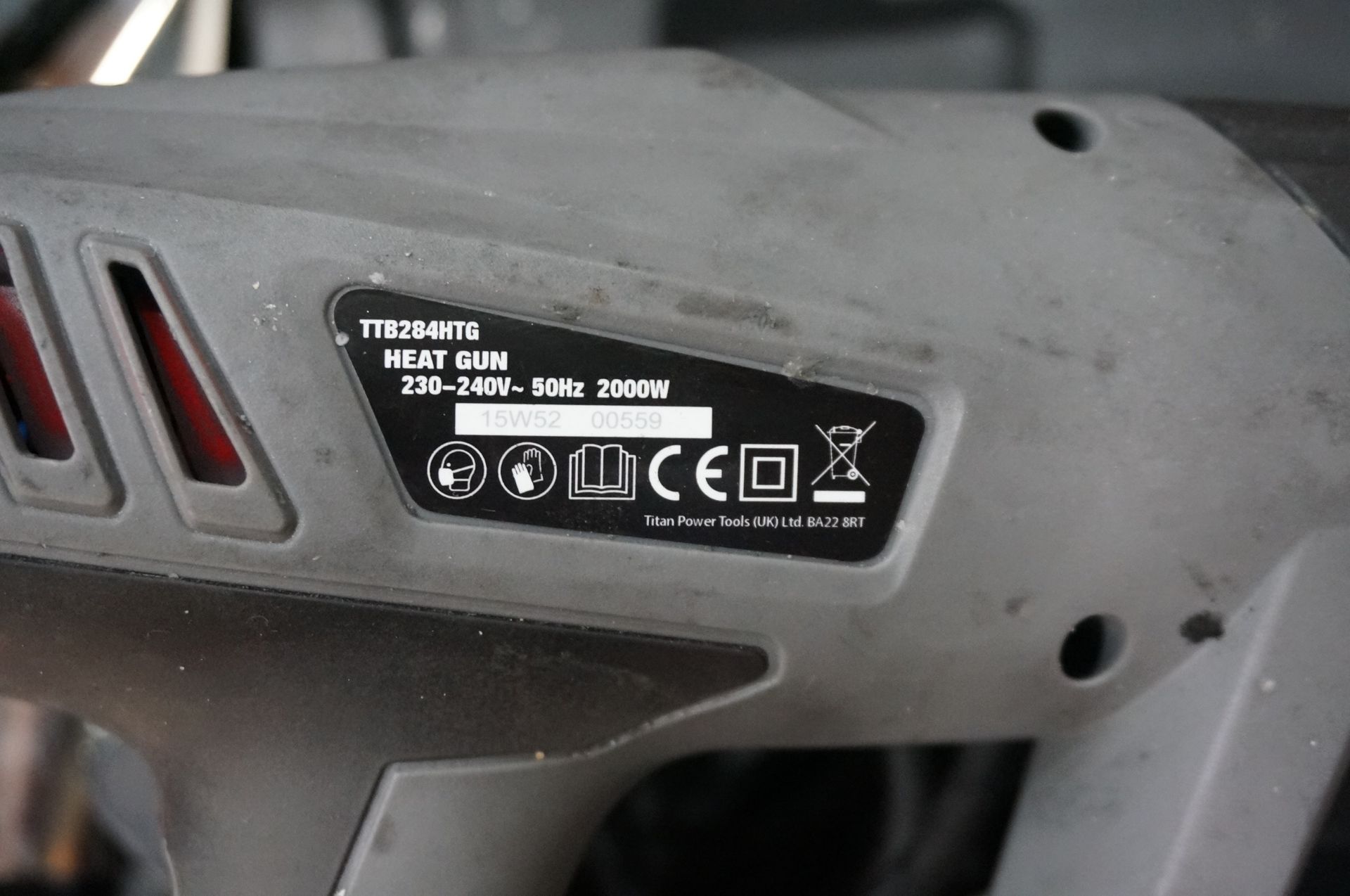 Three 240V Hand Tools. Comprimising of: Titan Heat Gun, Black & Decker Jigsaw & Record Power Engrave - Image 3 of 6
