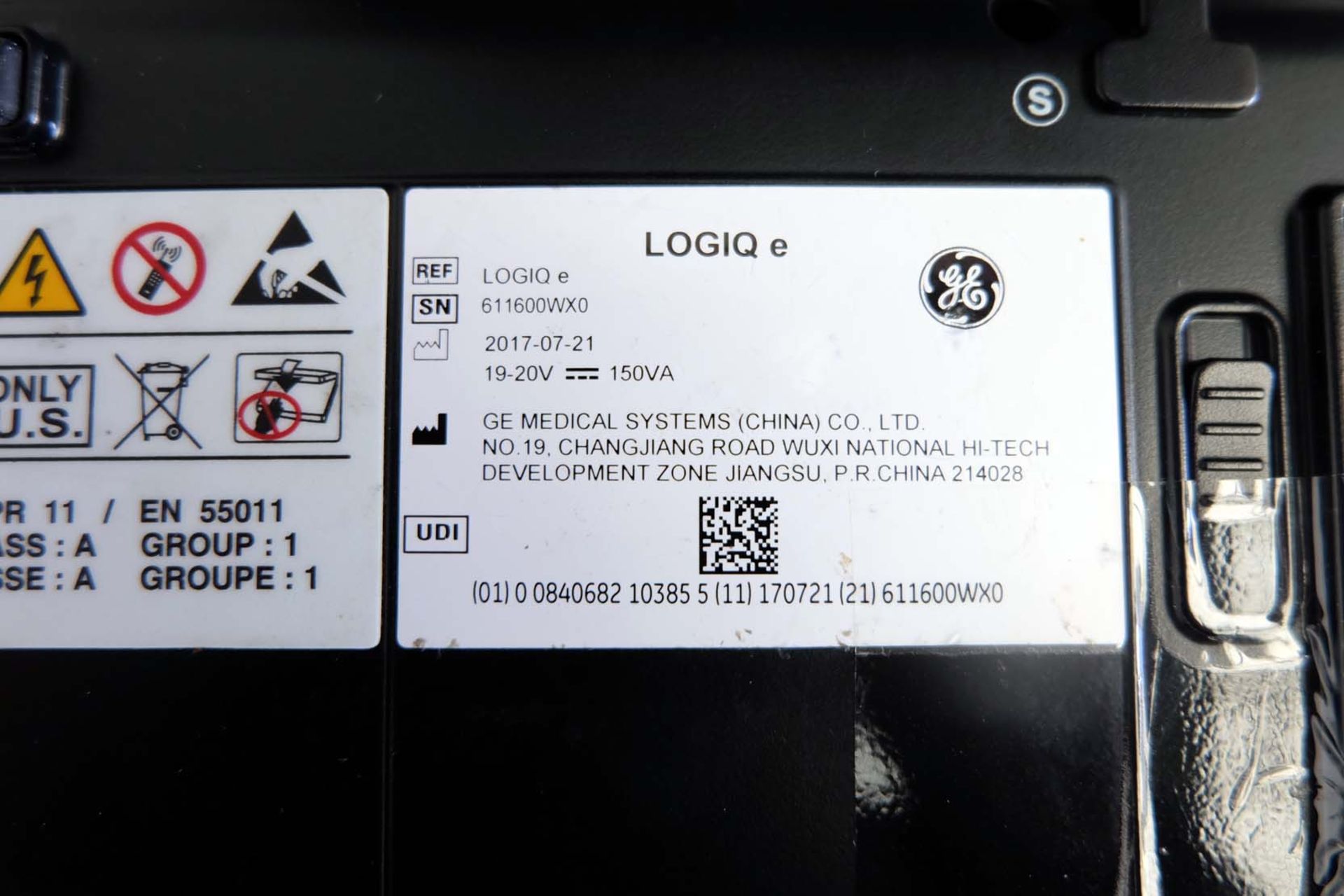 GE Healthcare LOGIQ e R7 Laptop Ultrasound System. Year 2017. Software Version R9.1.X. With Travel - Image 6 of 13
