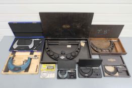 Quantity of Outside Micrometers. From upto 12-13". Mixture of Metric & Imperial