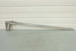 Mitutoyo 1000mm / 40" Internal & External Vernier Caliper. Jaw Depth 139mm