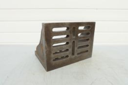 Cast Iron Webbed Angle Plate. Size 12" x 9" x 9"