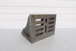 Cast Iron Webbed Angle Plate. Size 12" x 9" x 9"