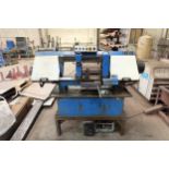 Horizontal Bandsaw Model 1018M. Year 2001. Capacity 10" Diameter. Blade Size 3365 x 27mm. With Rolle