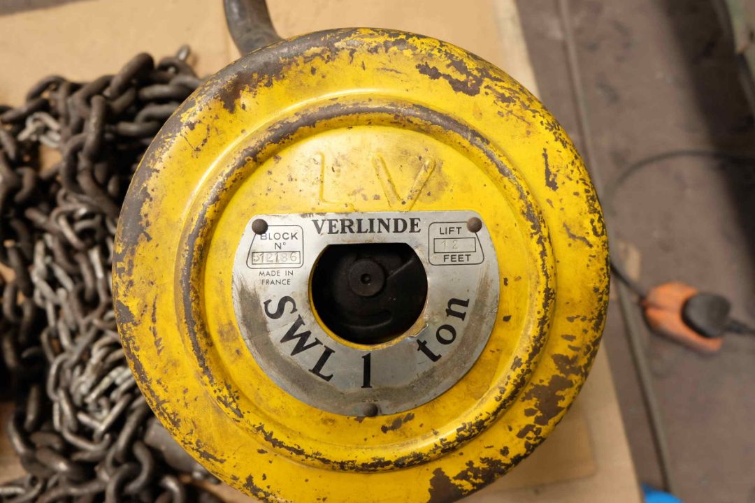 2 x Block & Tackle Chain Hoists. Verlinde 1 Ton x 12ft Lift and Felco 10CWT. - Image 2 of 4