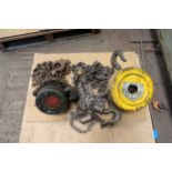 2 x Block & Tackle Chain Hoists. Verlinde 1 Ton x 12ft Lift and Felco 10CWT.