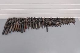 Quantity of Various Morse Tapered Twist Drills