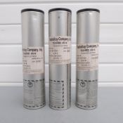 3 x Tubes of Techalloy Techrod 410-16 Stainless electrode. AWS/SFA 5.4. Size 3/32" Dia.