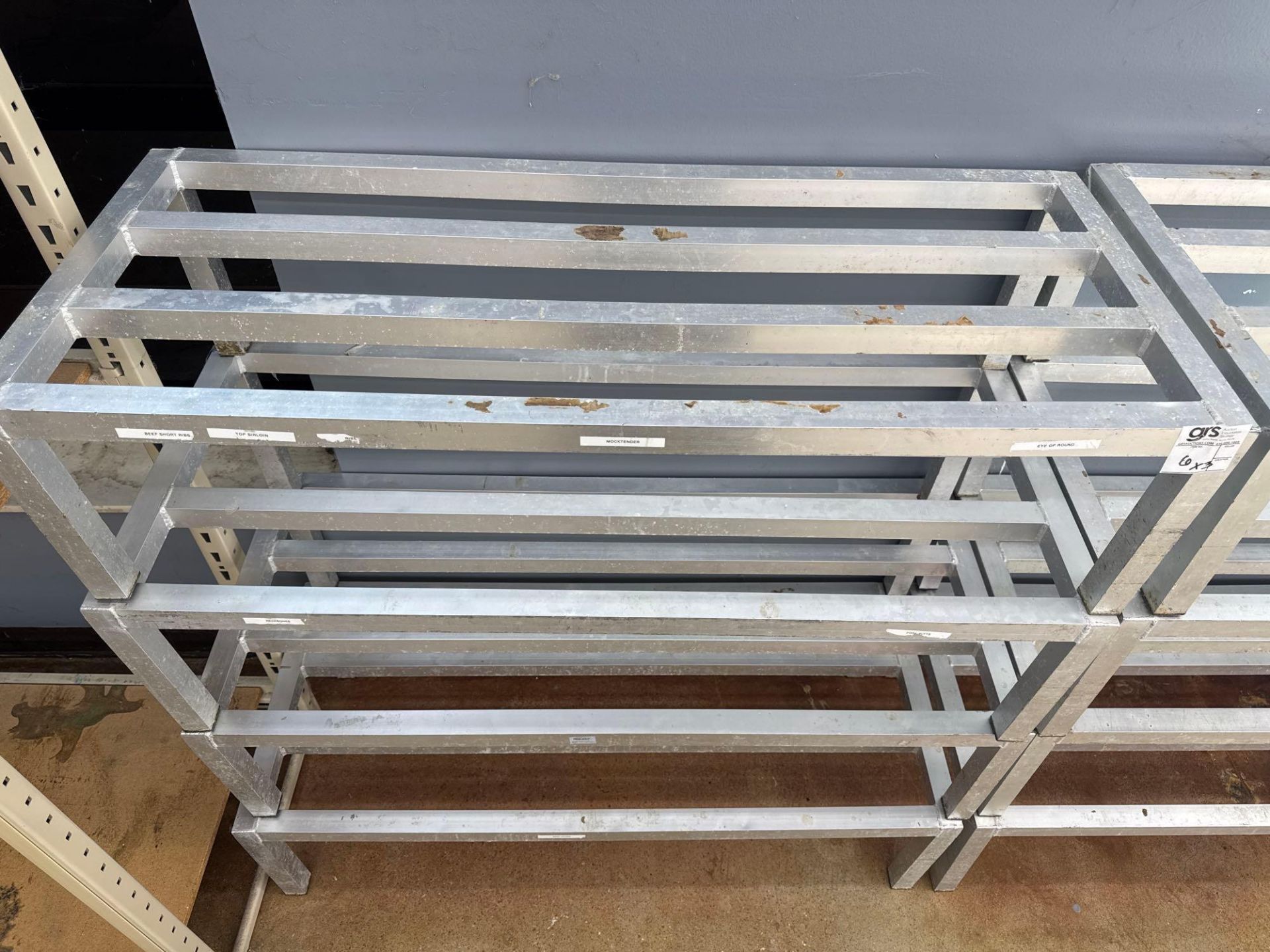 [TITLE] Dunnage Racks Aluminum [DIMENSIONS(WxDxH)] 48