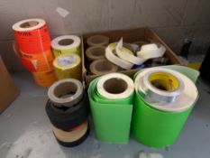 3M and ULINE Industrial Tape and Status Labels