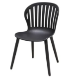 X 10 - Goodhome Kiwee Bucket Chair Black - DP140