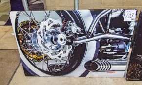CCM Skunkworx design Spitfire canvas print 1200mm by 800mm