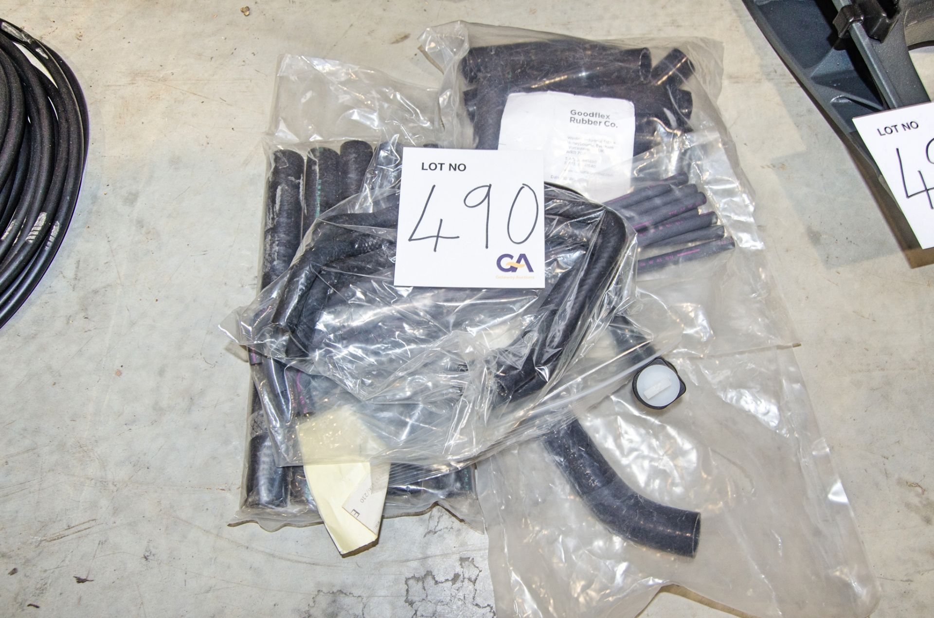 Quantity of miscellaneous rubber hoses as shown in photograph