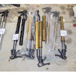 10 - used CCM Spitfire front suspension legs in varying states of repair