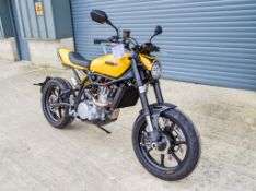 CCM Spitfire Street Moto R 600cc motorcycle VIN: SMZH60CP24A02005 Colours: Yellow tank, black frame,