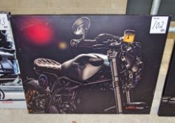 CCM Skunkworx design Spitfire canvas print 1000mm by 800mm