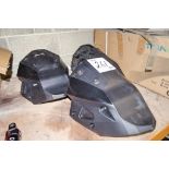3 - Acerbis CCM GP450 headlight cowlings/fairings (uncut)