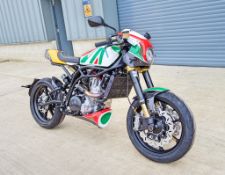 CCM Spitfire Foggy S 600cc motorcycle in Alitalia colours  VIN: SMZHC60GW00001 Colours: Alitalia