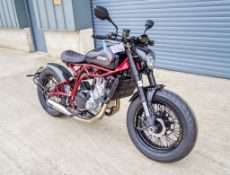 CCM Spitfire Bobber 600cc motorcycle VIN: SMZHC60CP22A01804 Colours: Black and metallic grey tank