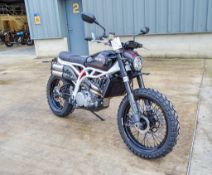 CCM Spitfire Maverick 600cc motorcycle VIN: SMZHC60CP24A02030 Colours: Blackout tank, white frame,